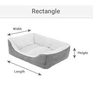 Plush Orthopedic Pillowtop Dog Bed with Removable Cover Y569