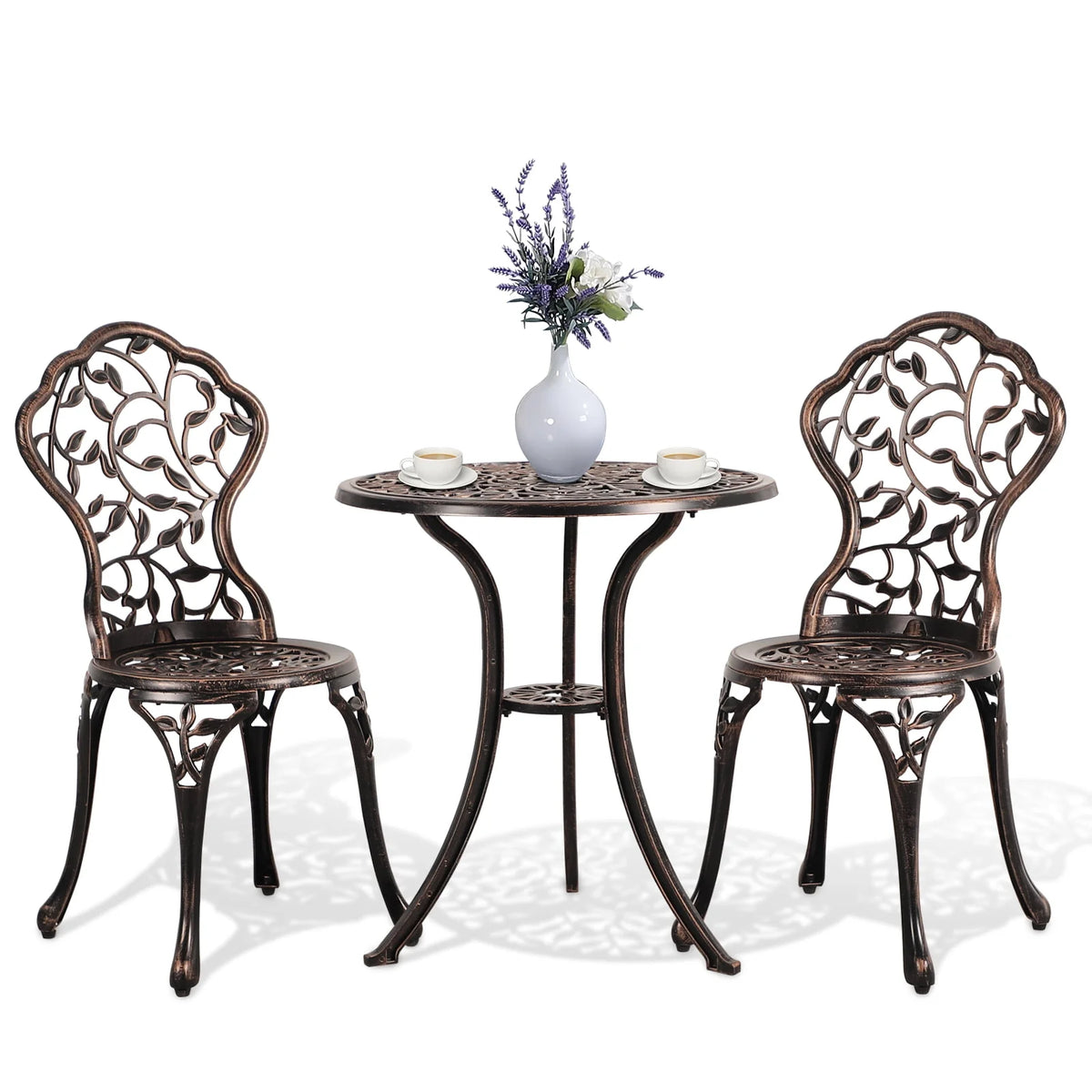 3-Piece Cast Aluminum Outdoor Bistro Set T4033