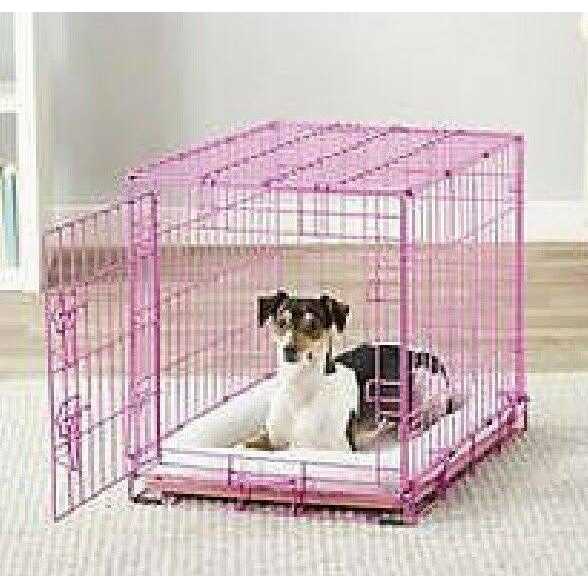 Collapsible Wire Dog Crate V436