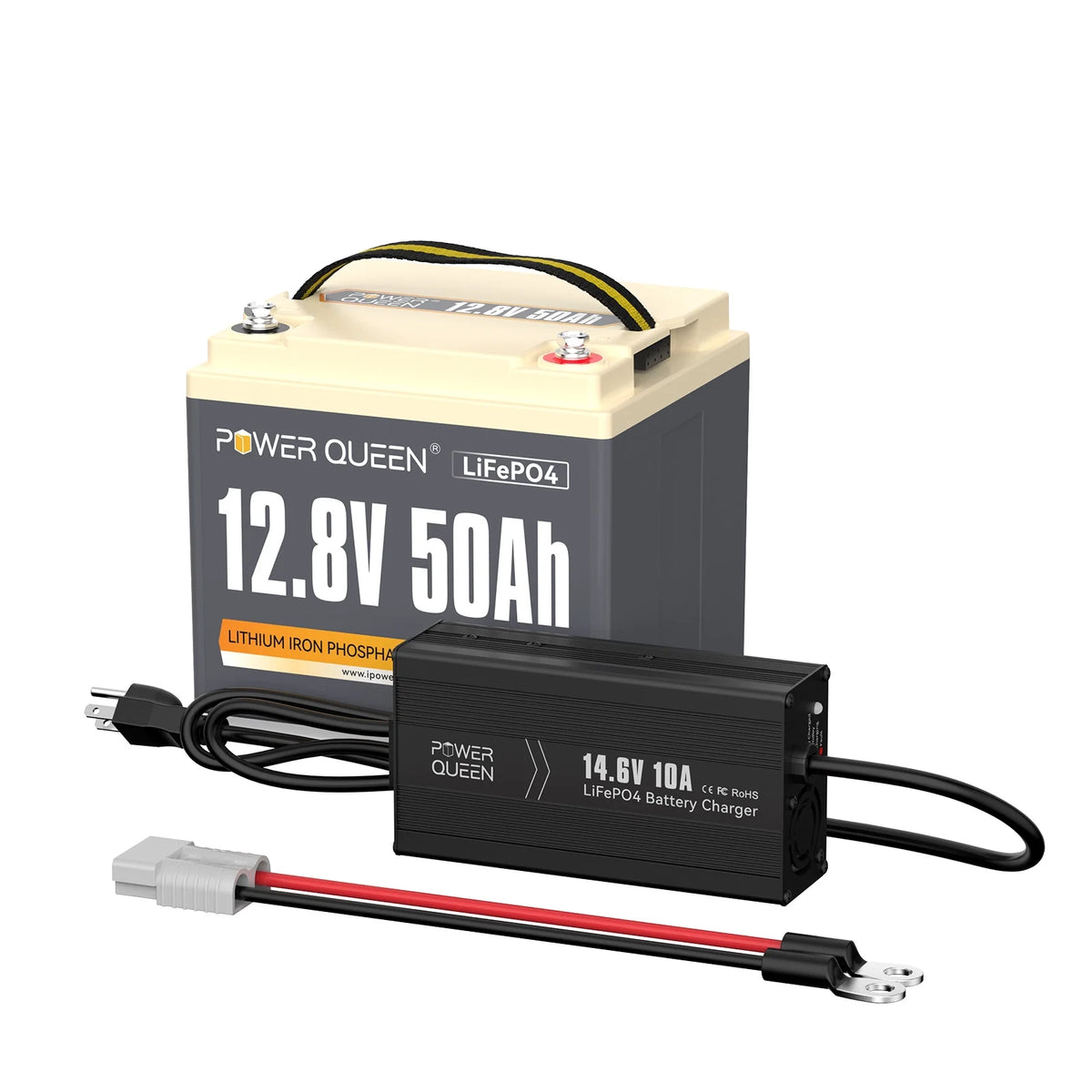 12V 50Ah Deep Cycle LiFePO4 Lithium Battery with Charger I523872