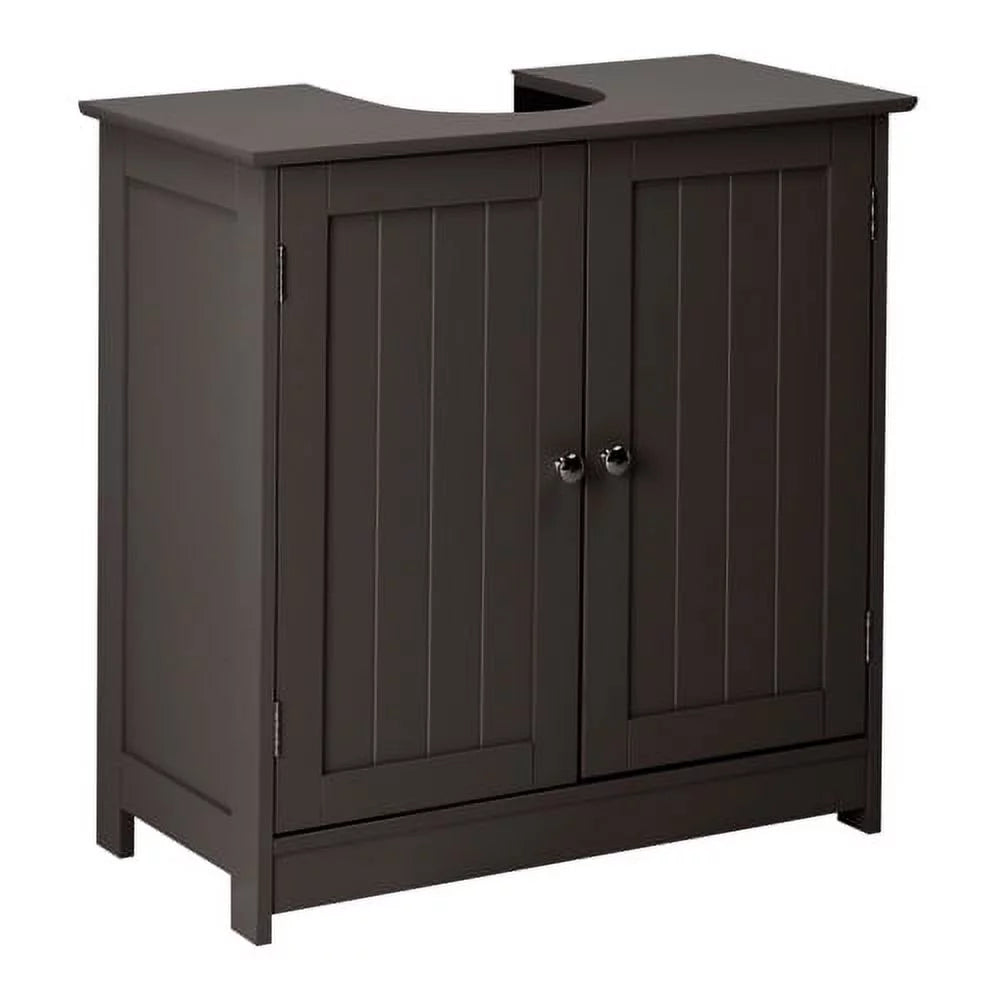 Espresso Bathroom Vanity with 2 Doors Adjustable Shelf Z3042