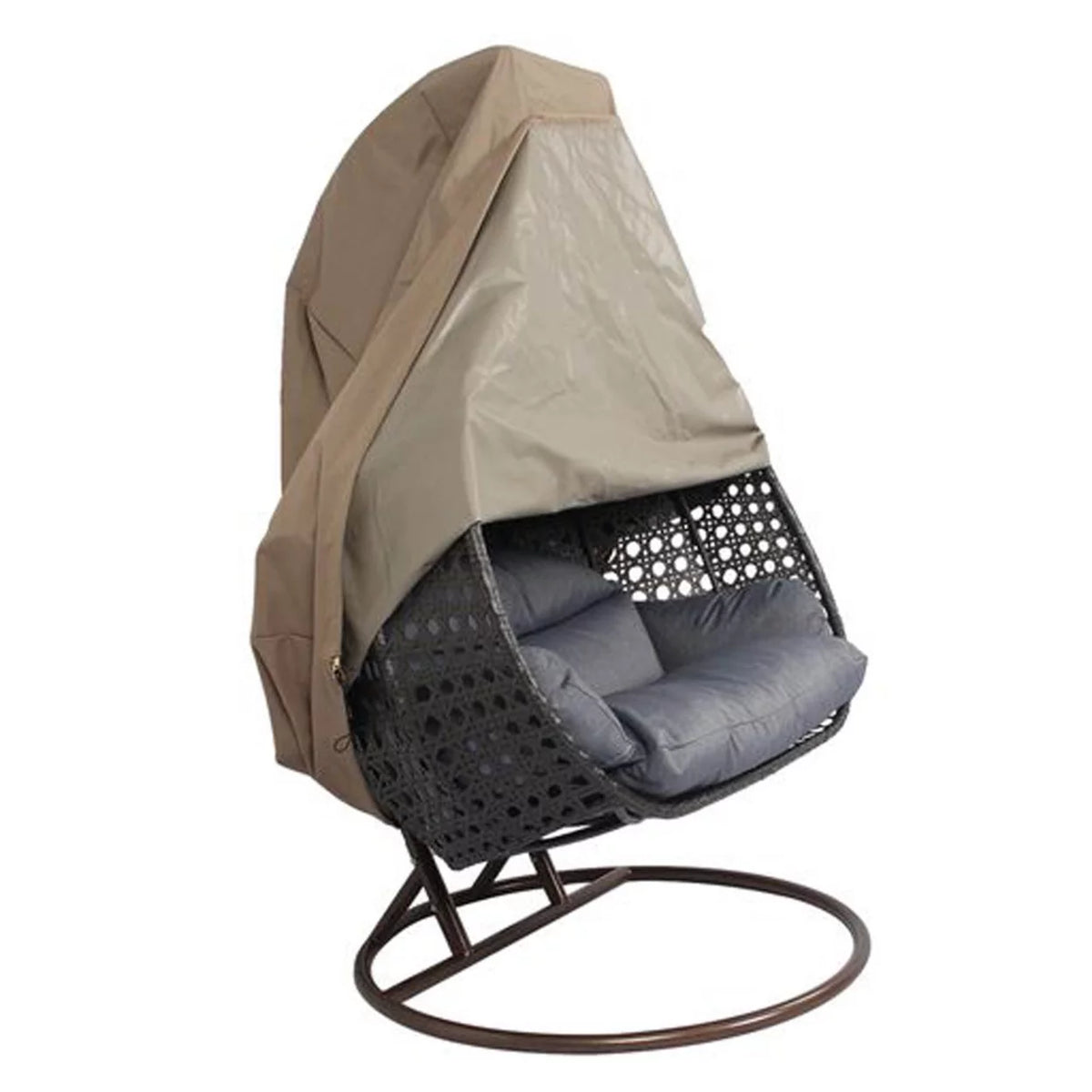 Brown Hanging Egg Swing Chair Cover O91747