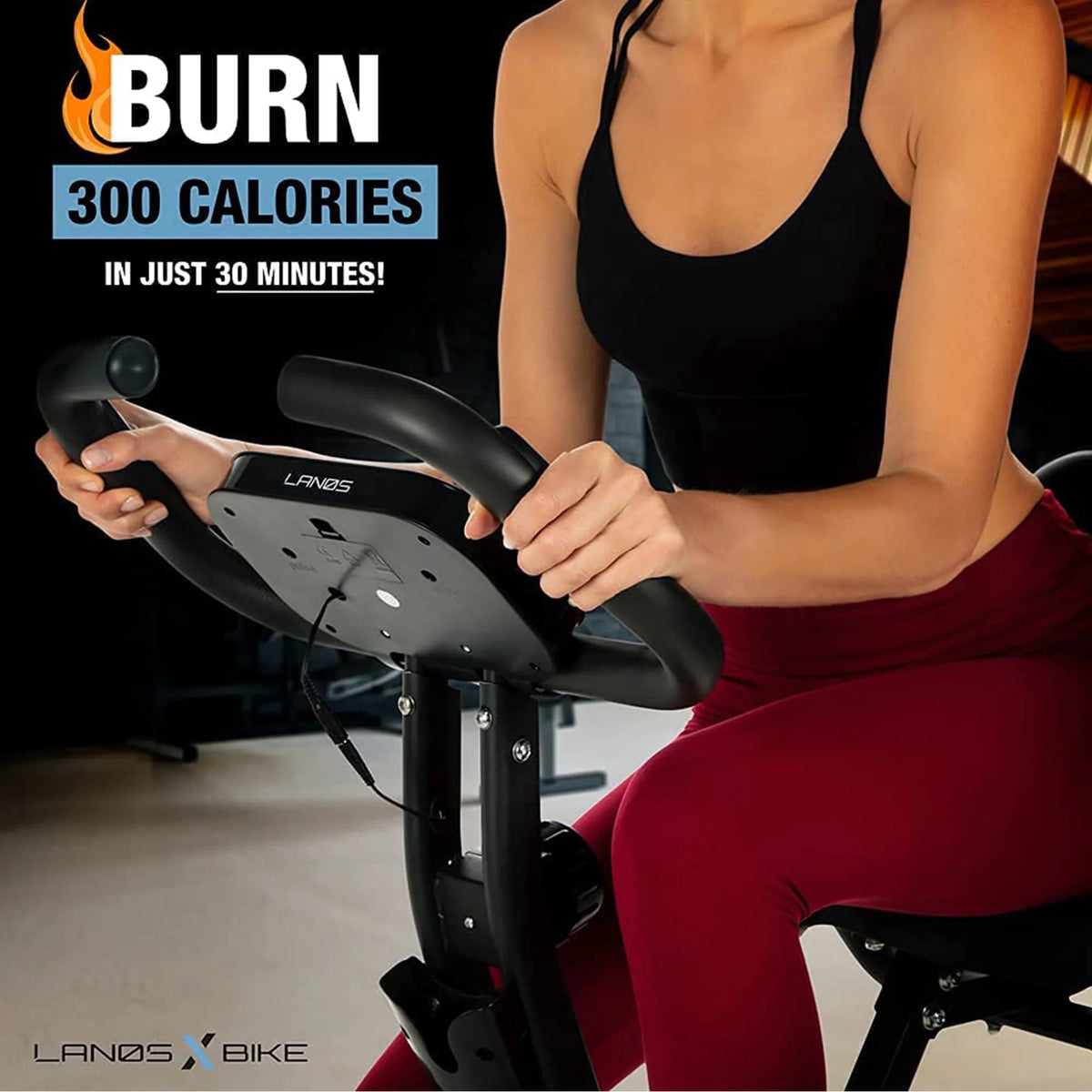 Foldable Exercise Bike Black Z56882