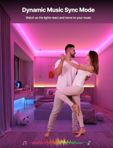 30m RGB Music Sync Color Changing Led Strip Lights V29466