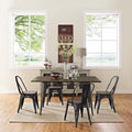 Bamboo Dining Side Chair Set of 4 E77308
