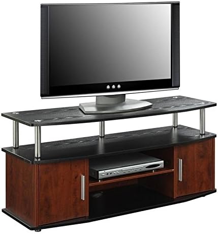47 TV Stand Entertainment Console with 2 Storage Cabinets A540329
