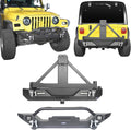 Front Bumper & Rear Bumper Combo with Tire Carrier Set L506