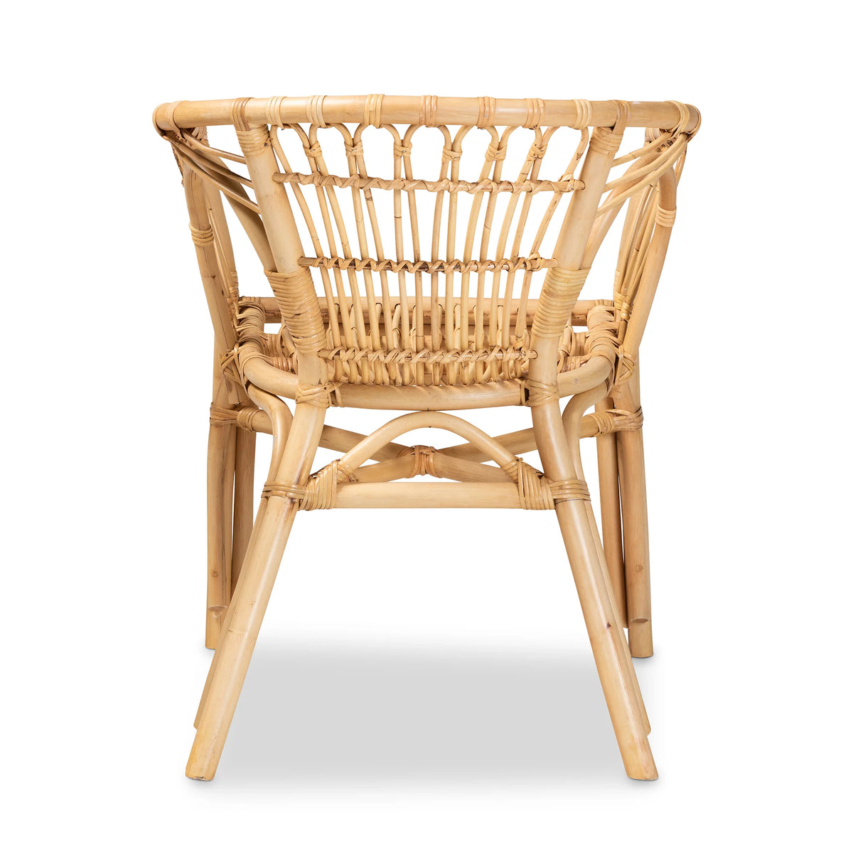 Natural Brown Rattan Dining Chair S12681