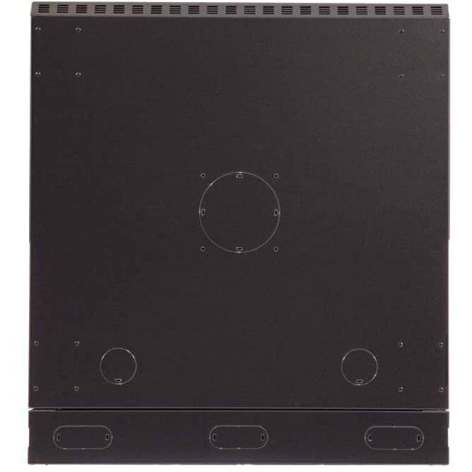 9U Swing-Out Wall Mount Cabinet with Glass Door B396