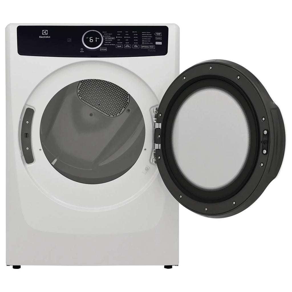8.0 Cu. Ft. White Front Load Electric Dryer F347
