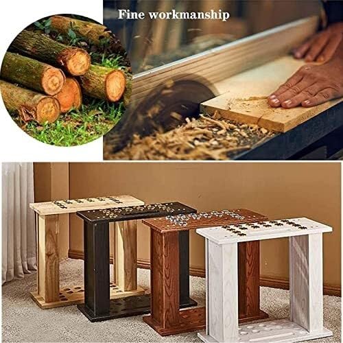 Freestanding Wooden Pool Cue Rack for 16 Cues H462