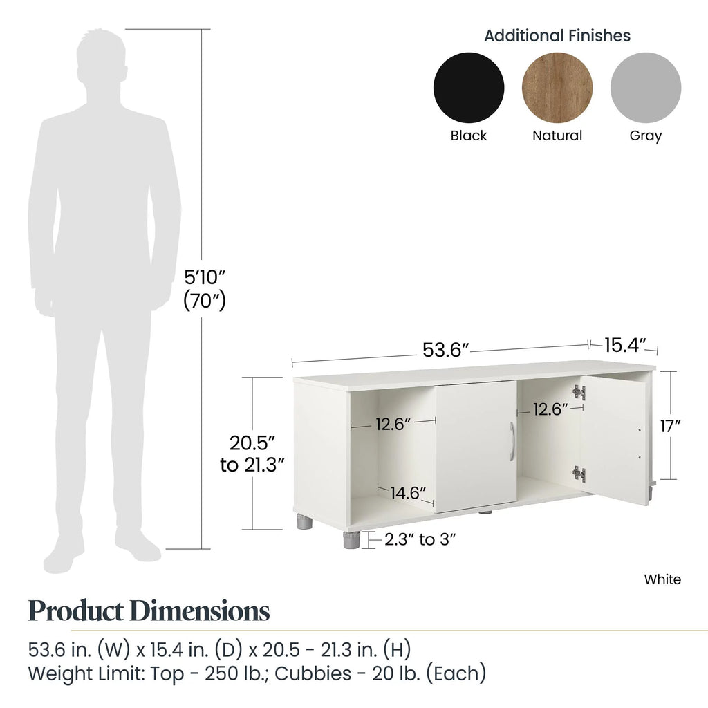 Black Shoe Storage Bench E277367