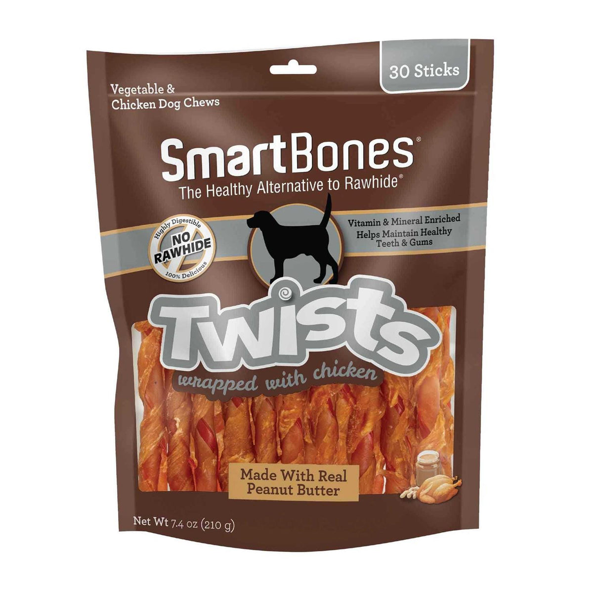 Chicken Wrapped Twists Dog Treat K843