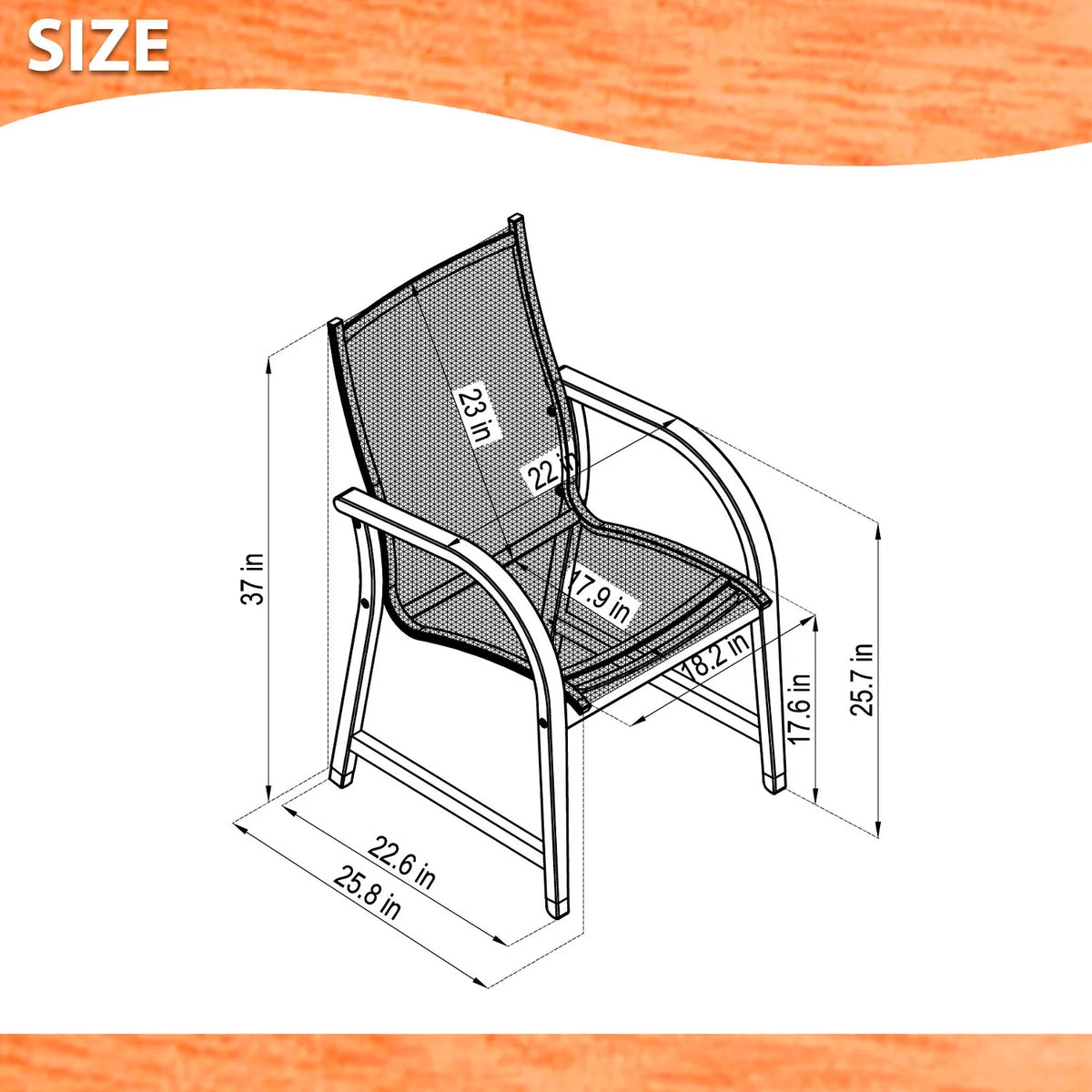 5-Piece Round Eucalyptus Wood Patio Dining Set A325