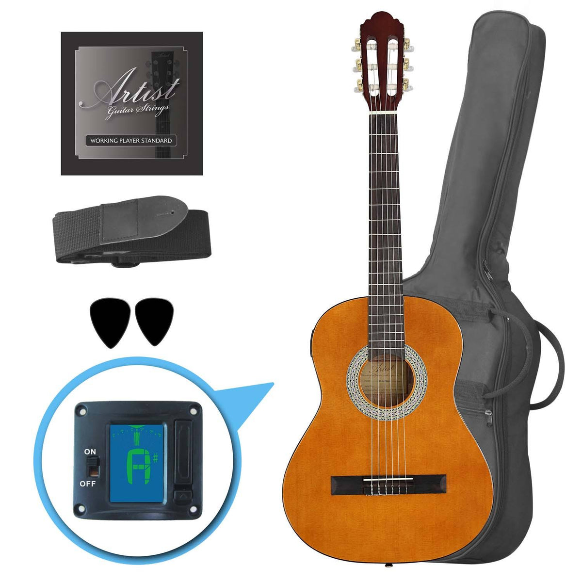 3/4 Size Nylon String Classical Guitar F13536