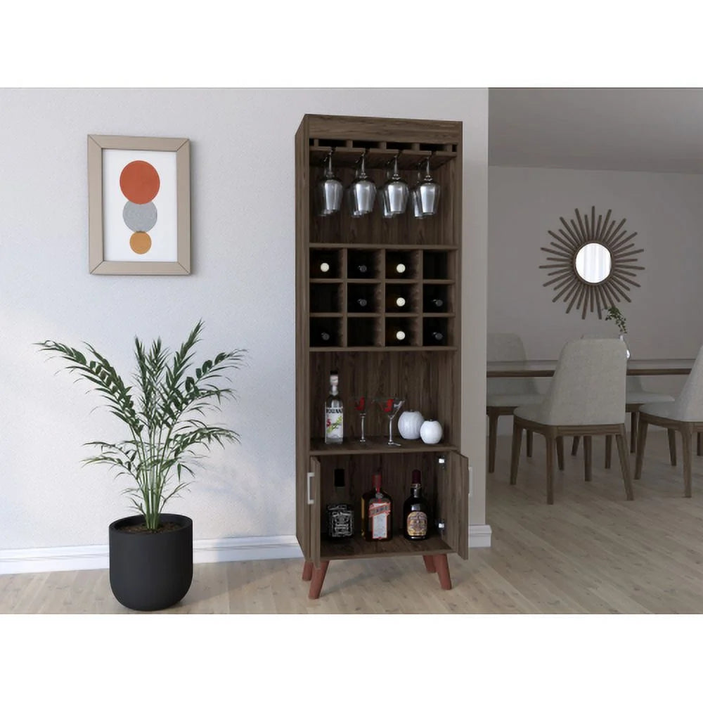 Dark Walnut Bar Cabinet W694026