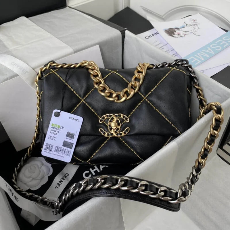 Black Flap Bag R37340