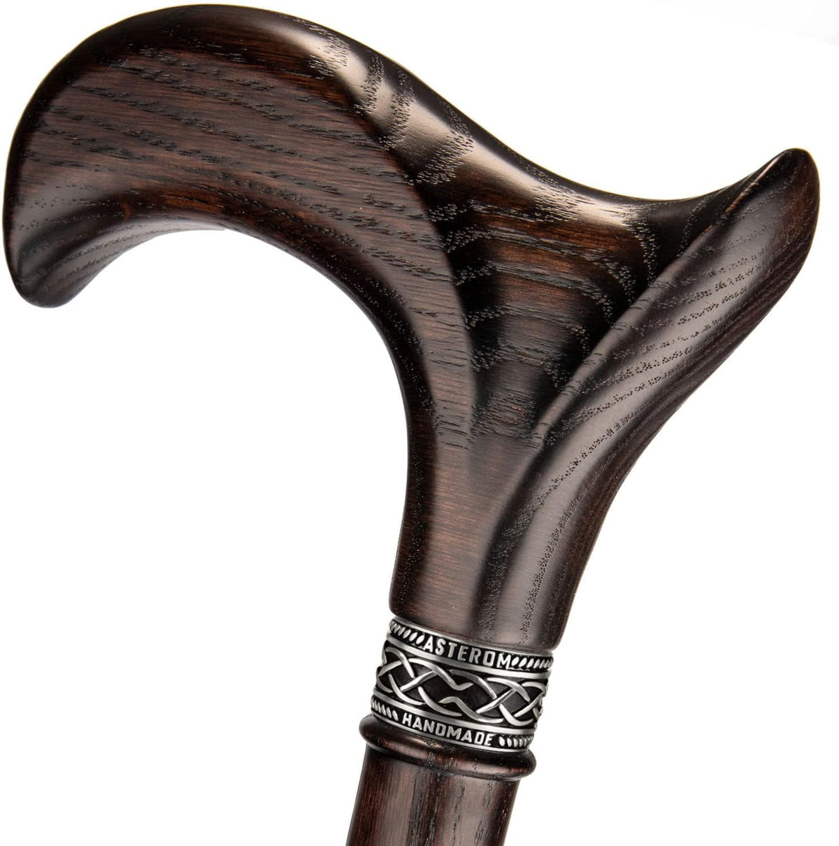 Handmade Ergonomic Wooden Oak Walking Cane X483