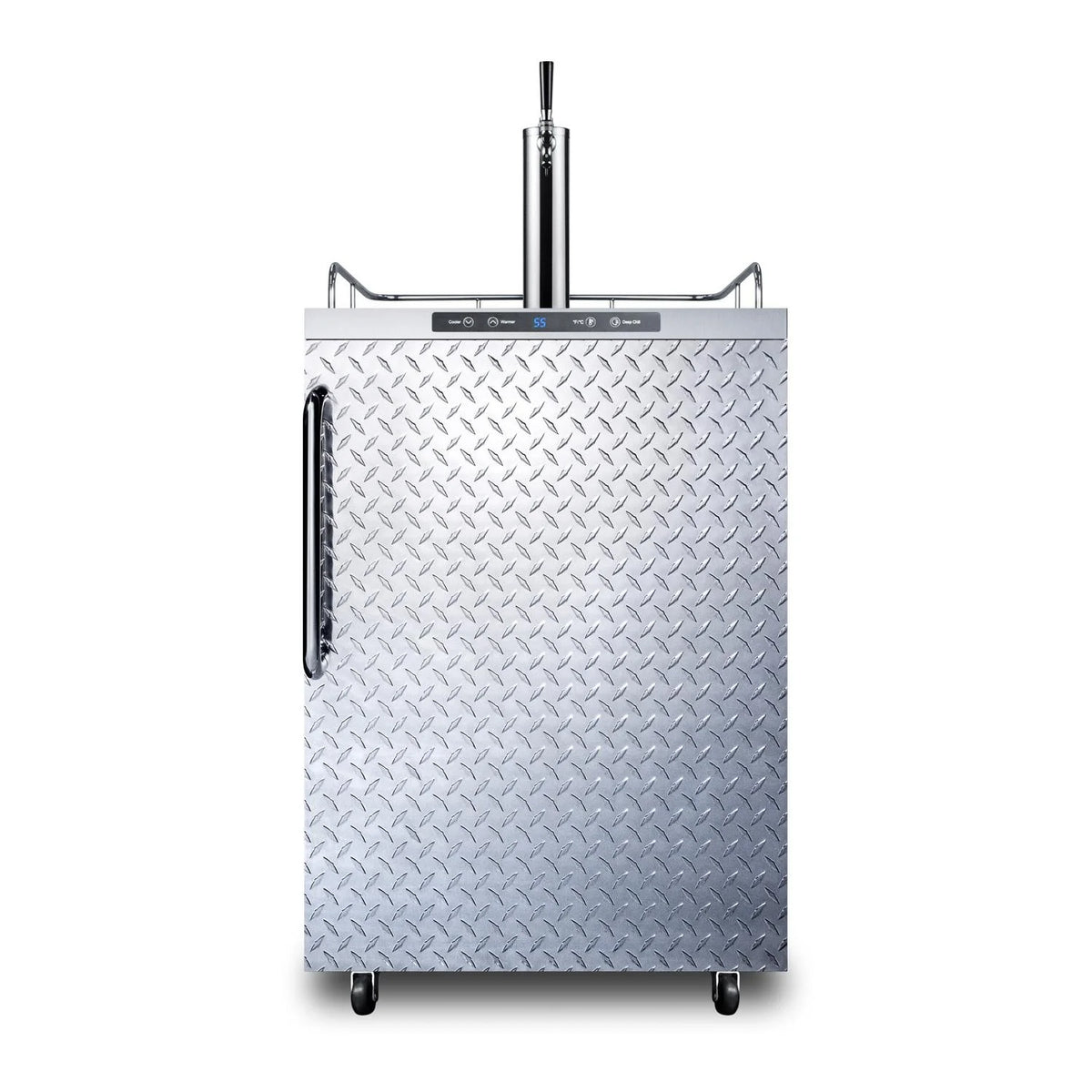 24" Stainless Steel Outdoor Beer Dispenser with Single Tap E1259