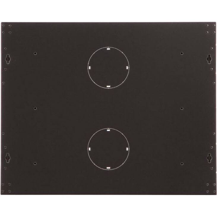 9U Swing-Out Wall Mount Cabinet with Glass Door B396