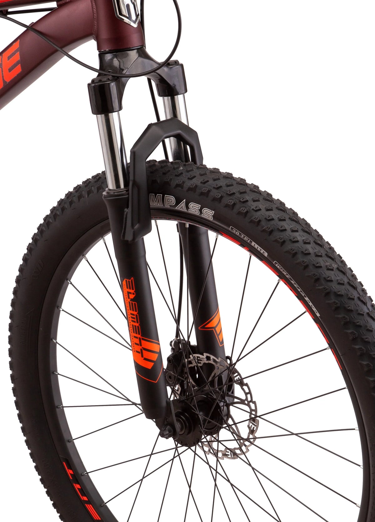 27.5 7 Speeds Maroon Mountain Bike I4541