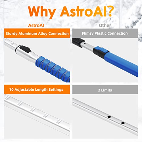 3 in 1 Extendable Ice Scraper Snow Brush with Squeegee P324