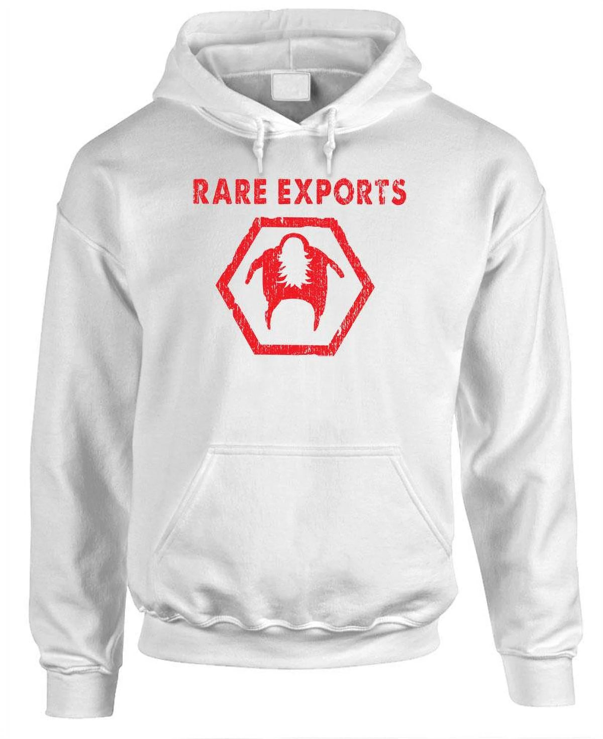 Fleece Pullover Hoodie White Medium T478250