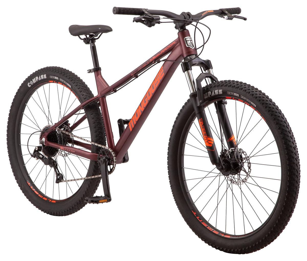 27.5 7 Speeds Maroon Mountain Bike I4541