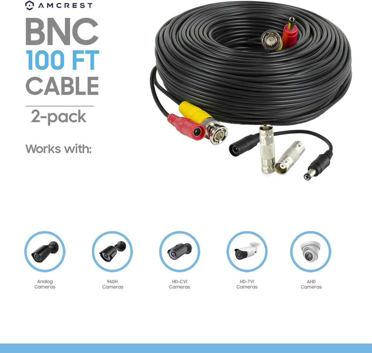 100FT BNC Video and Power Cable Y13881