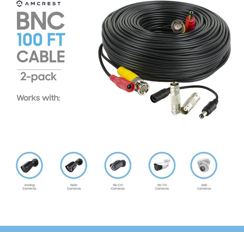 100FT BNC Video and Power Cable Y13881