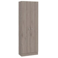 2-Door Engineered Wood Pantry Cabinet in Gray W925