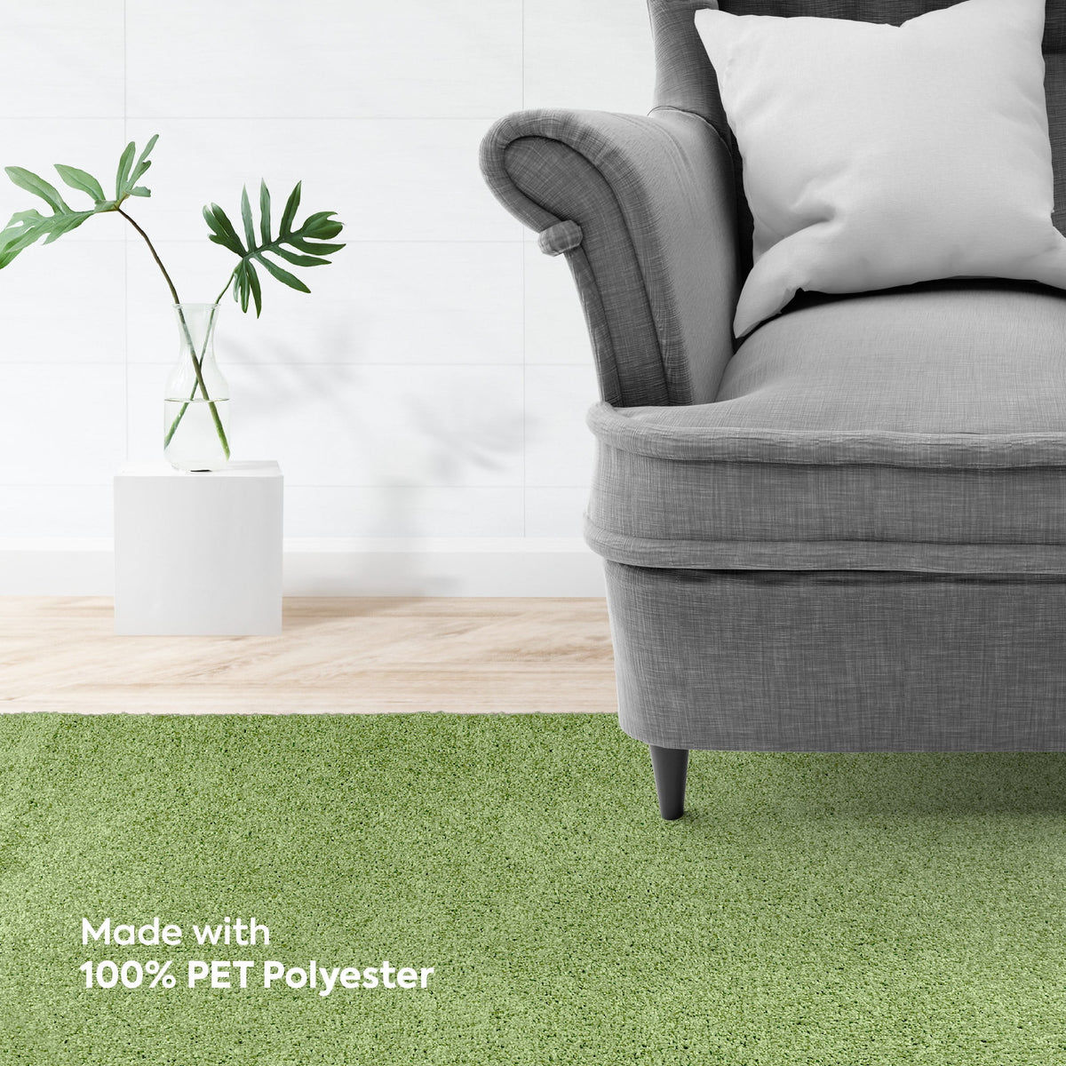 Lime Green 12' x 20' Area Rug O305