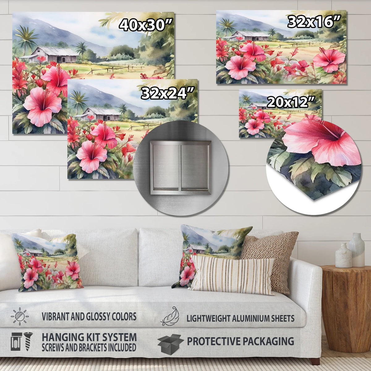 Floral Metal Art H1411