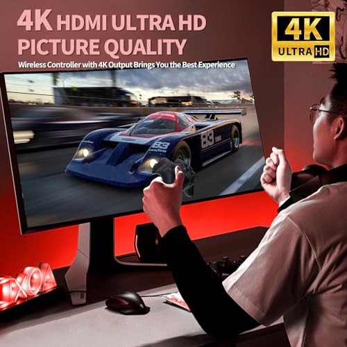 Wireless Retro Game Console with 20,000+ Games and 2.4GHz Wireless Controller U51619