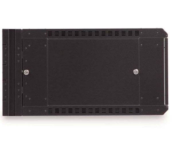 9U Swing-Out Wall Mount Cabinet with Glass Door B396
