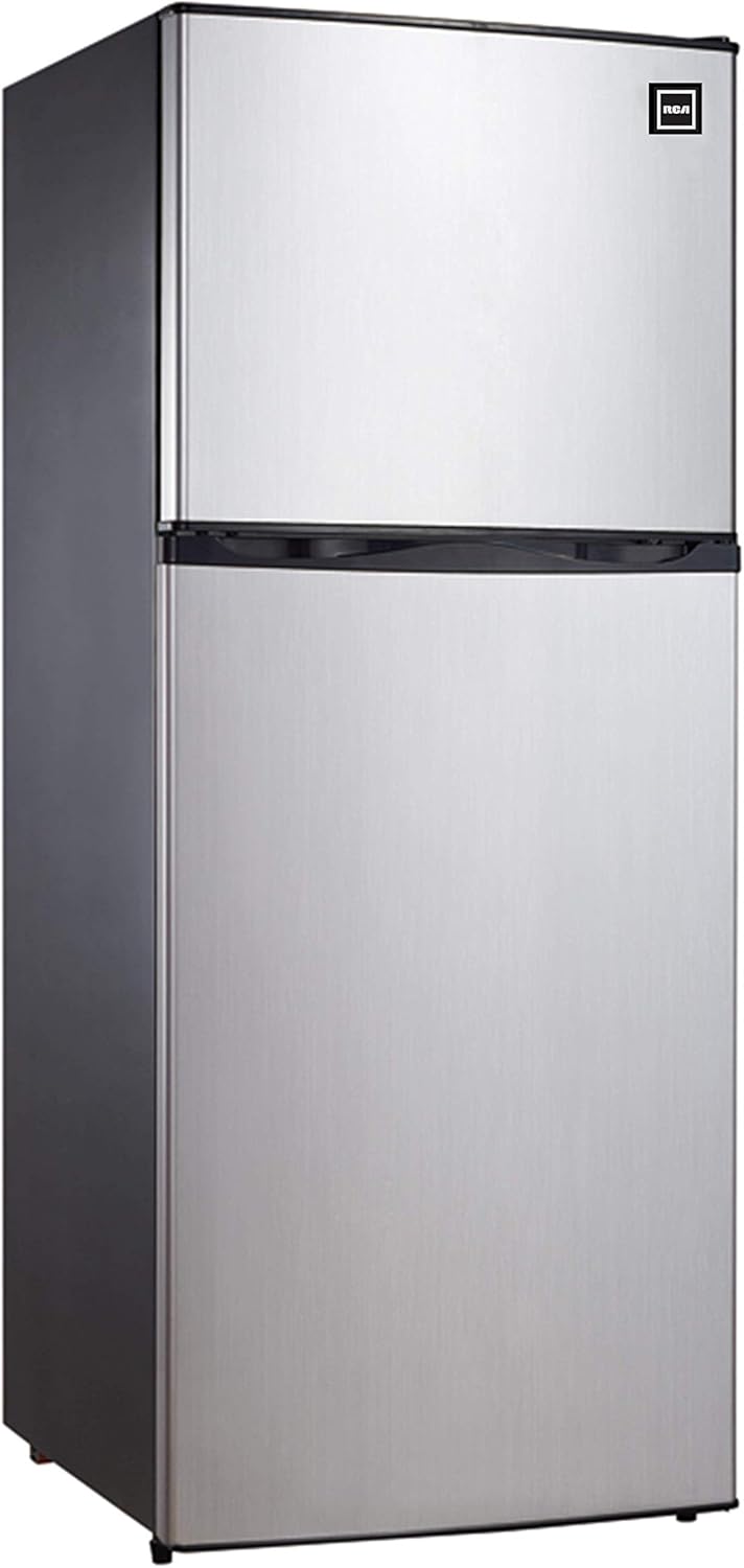 Apartment Size Top Freezer Refrigerator, 12 cu ft, Stainless S869