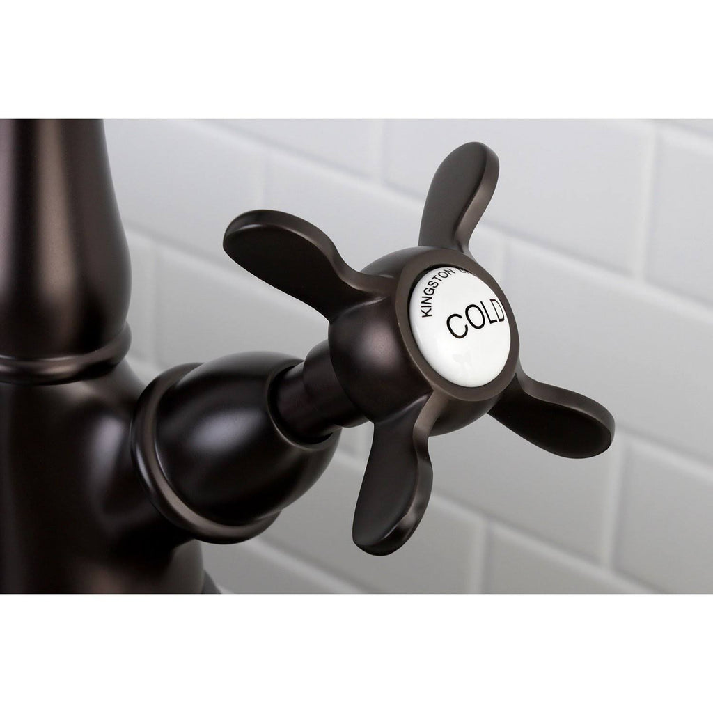 Chrome Deck Mount Kitchen Faucet with Brass Sprayer M860757