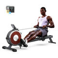 Magnetic Rowing Machine Quiet 16 Levels of Resistance Bluetooth Black Rower P302916