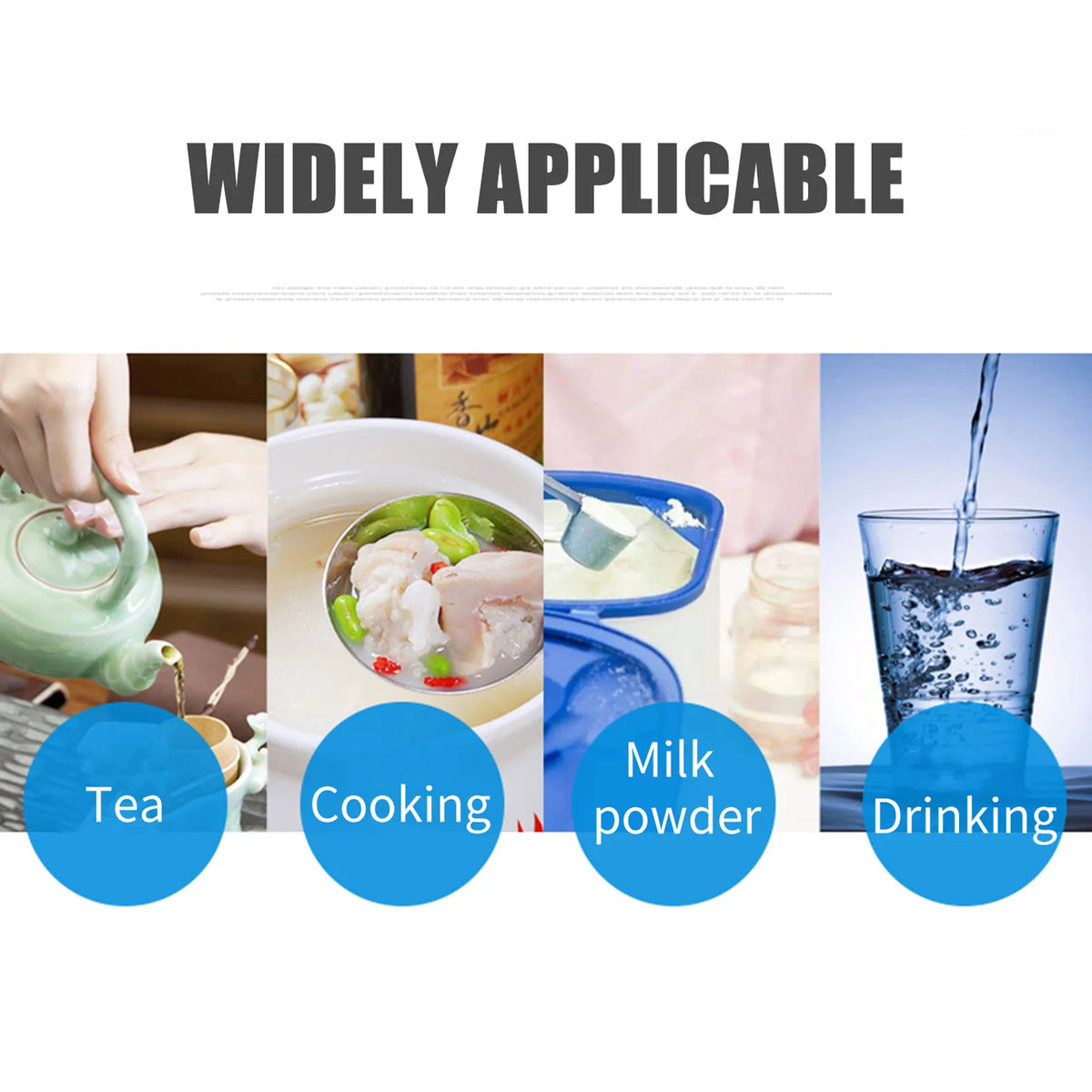 Water Filter with 8-layer Cartridge Dual Output Filtration System P99423
