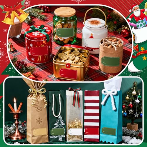 3 Colors Gift Tag Stickers F771