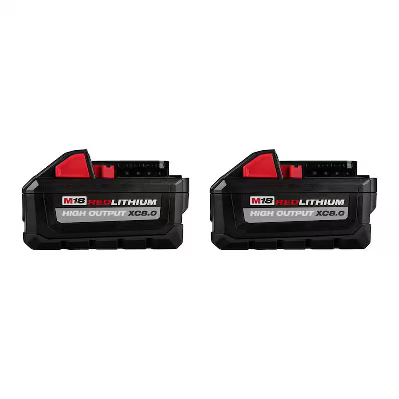 18-Volt Lithium-Ion 8.0 Ah Battery 2-Pack L307