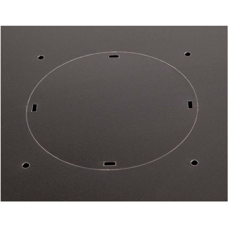 9U Swing-Out Wall Mount Cabinet with Glass Door B396