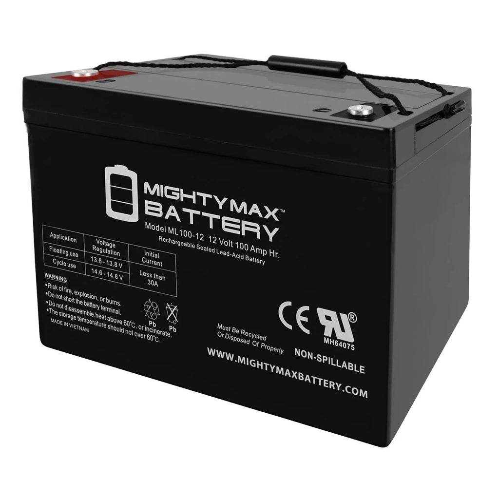 12V 100AH Deep Cycle VRLA Battery U3784
