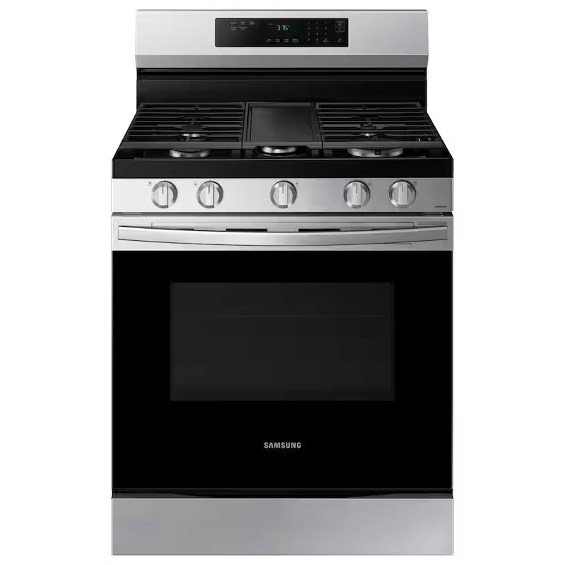 6.0 cu. ft. Smart Freestanding Gas Range with Dual Power Burner Stainless Steel Y61098