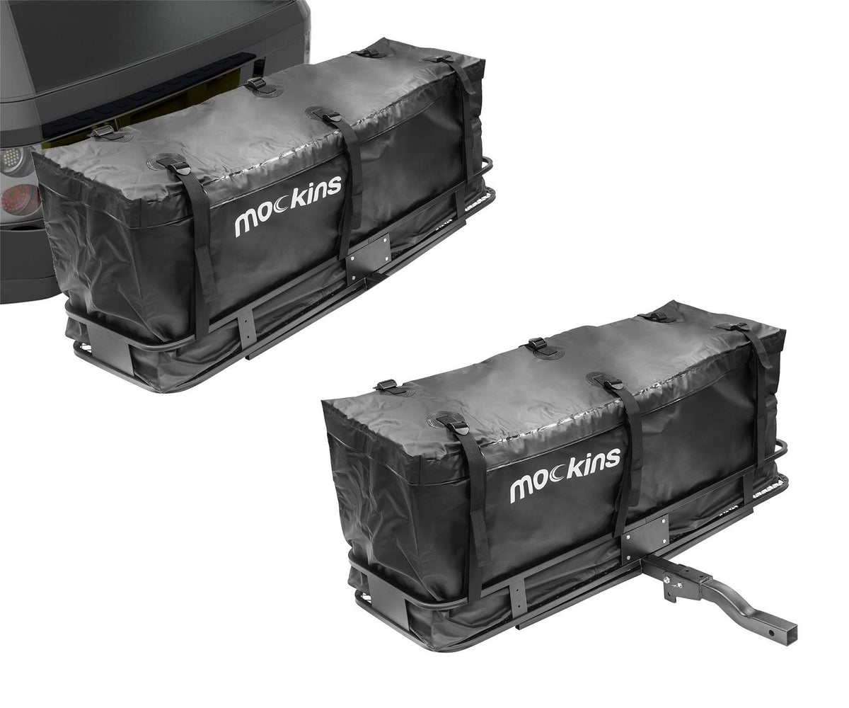 Hitch Mount Steel Cargo Carrier with Cargo Bag and Net G925