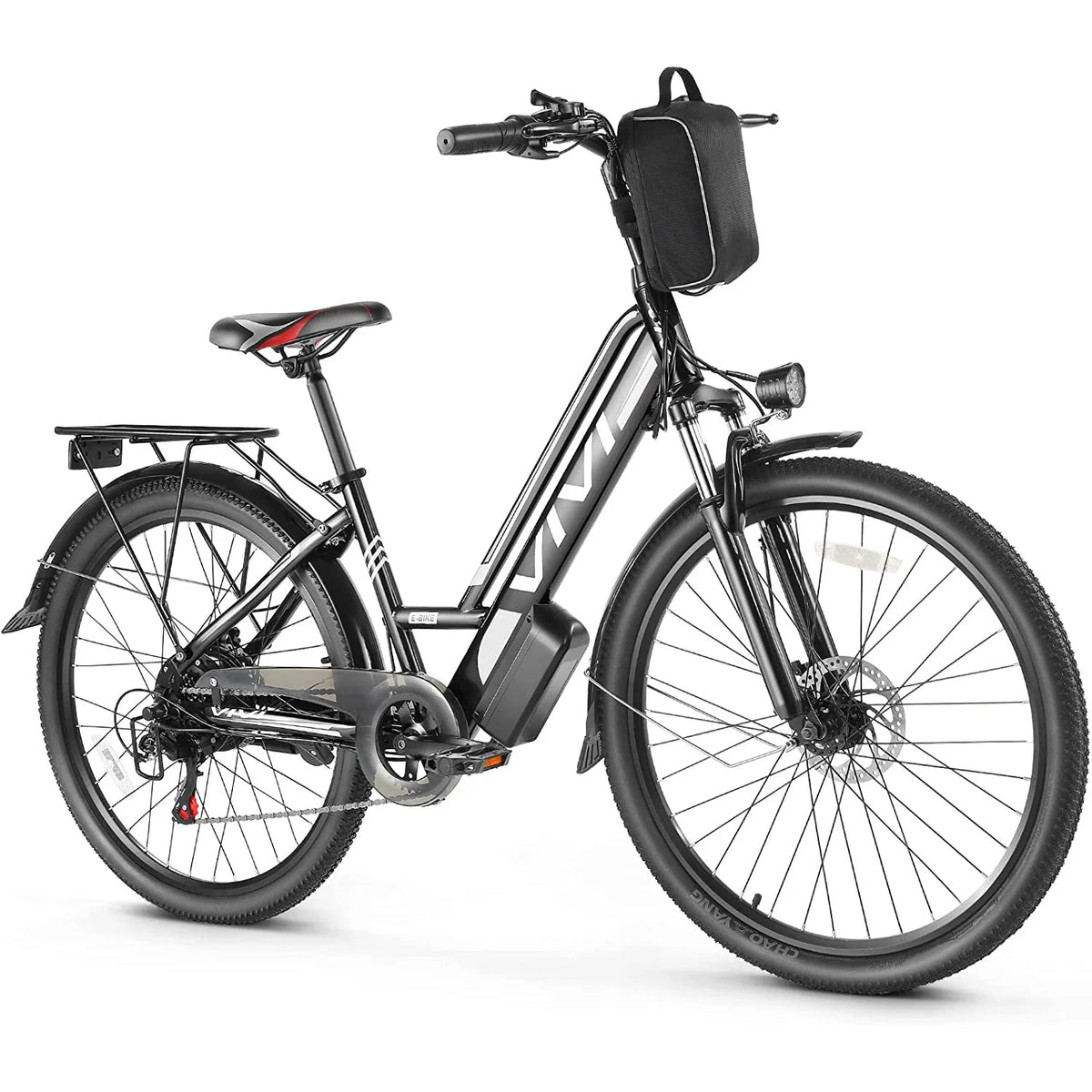 26" 500W Step-Through Electric Bike U386
