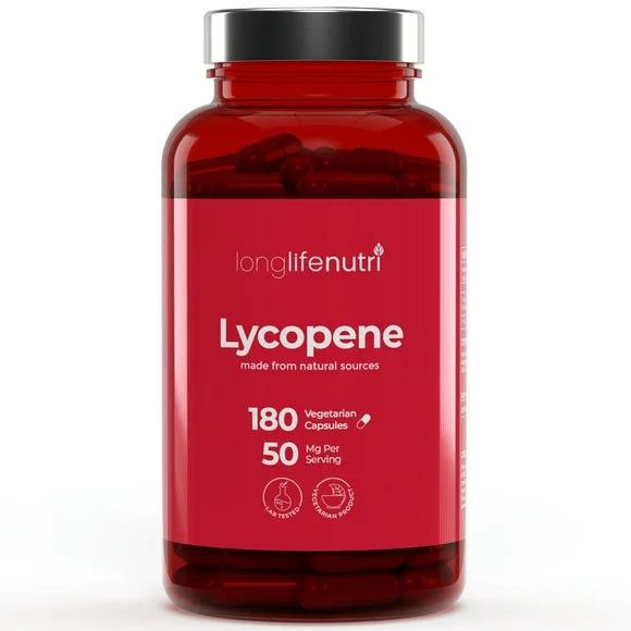 Lycopene 50mg 180 Vegetarian Capsules T640037