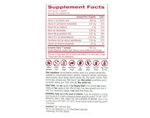Dietary Supplement Caplets 100 Count Pack 5 D15496