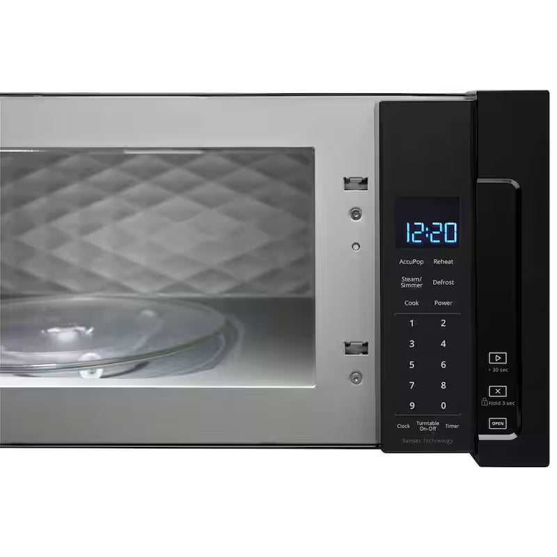 Low Profile Microwave Hood Combination in Black Y332741