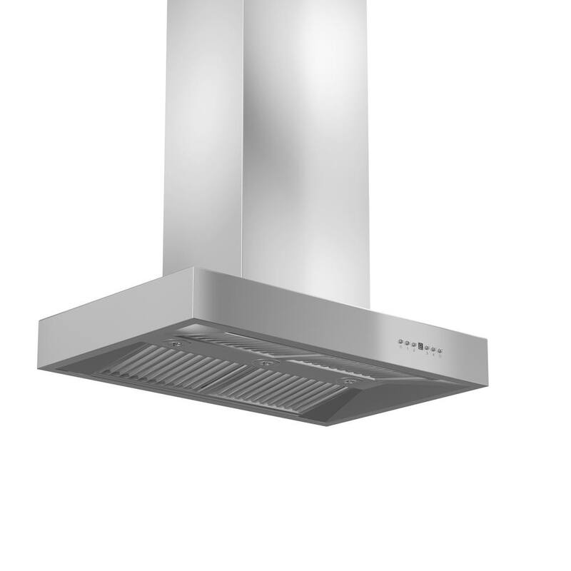 42 in. 700 CFM Island Mount Range Hood Stainless Steel Y959